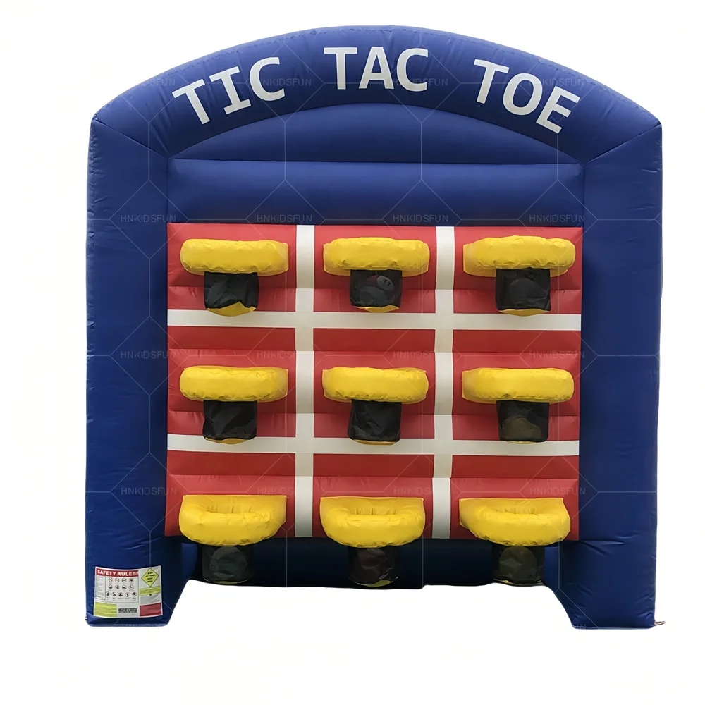 2 в 1 карнавальные надувные Tac Toe Connect 4 игры на открытом воздухе гигантские спортивные