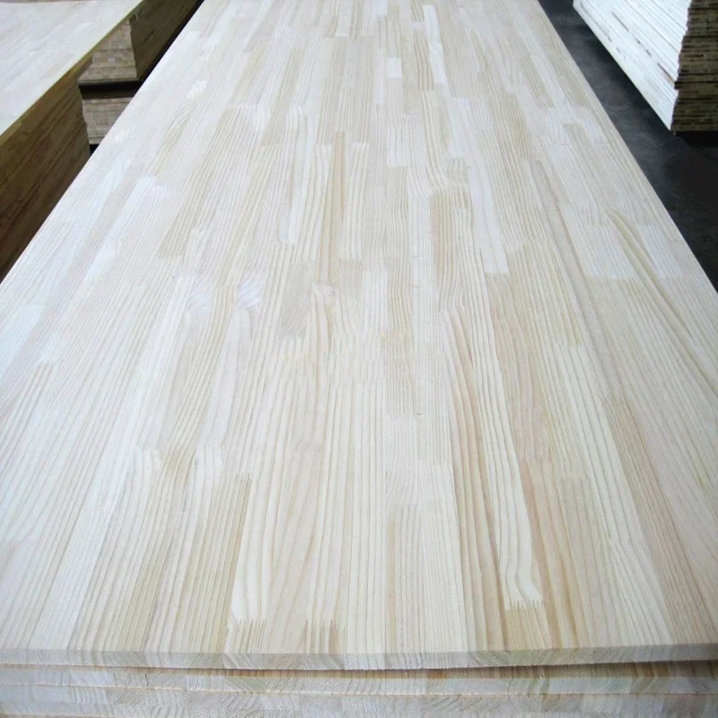 Factory Wholesale Price Solid Wood Pine Finger Joint Board  for Wooden Crafts
