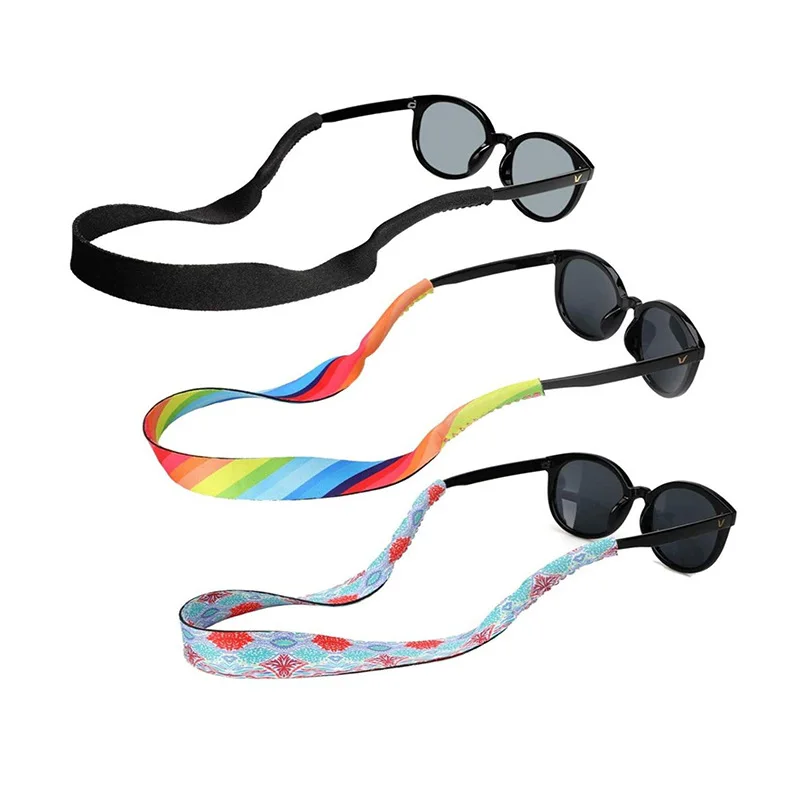 Custom Your logo brand Design Neoprene Classic Eyewear Retainer Durable Floating Sunglasses Sport Strap