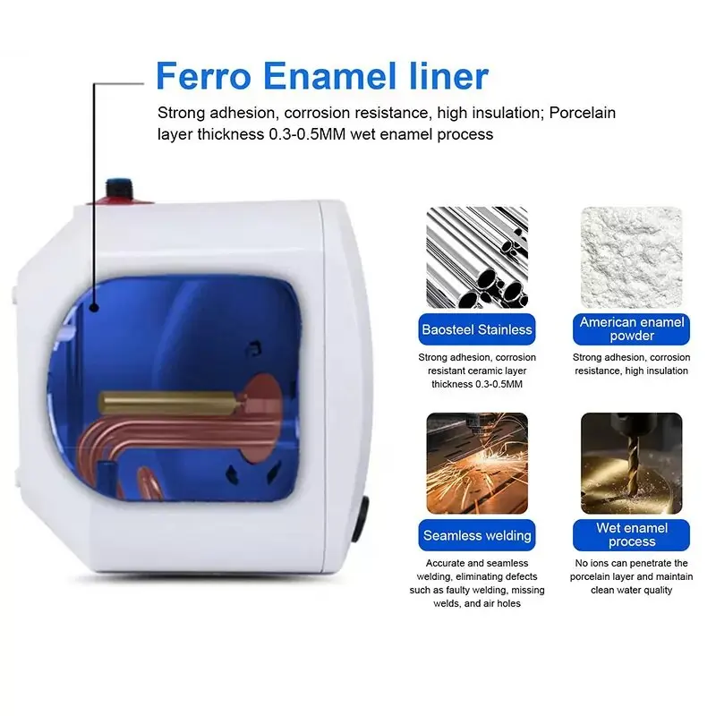 Factory Wholesale/Custom Household Electrical Appliances Mini Hot Water Heater Boiler Wholesale Electric Storage Water Heater