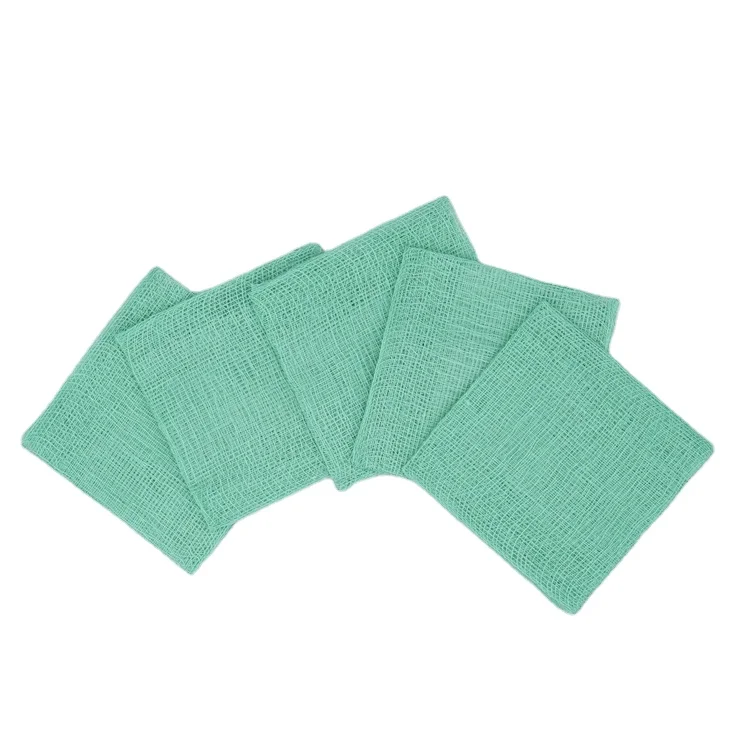 HOT SALE Medical  Sterile or non-sterile Compress Green Gauze Swab Gauze sponges For Wound green gauze pad with CE ISO