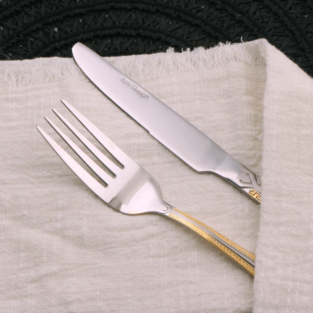 72 pcs gottinghen cutlery set gold plated flatware in wooden case 2 layers