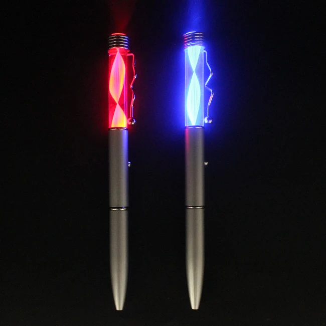 Gift Item High Quality Led Light Pen Logo Ballpoint