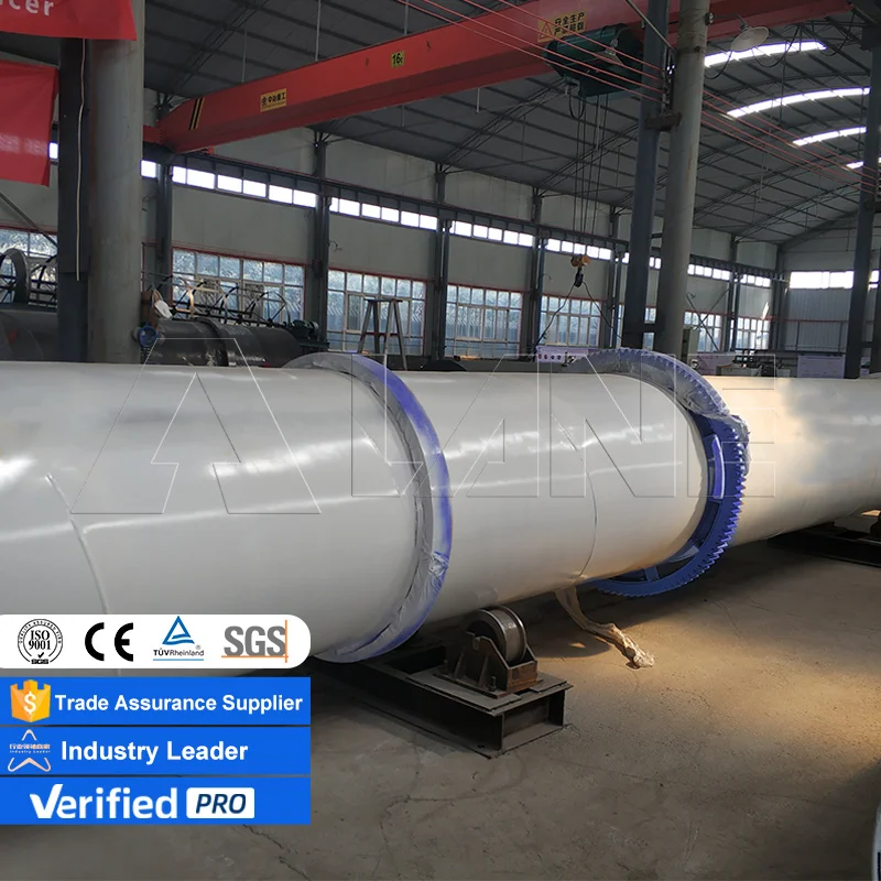 LANE Potato Dregs Dryer Tapioca Residue Cassava Pulp Rotary Drum Dryer Drying Equipment