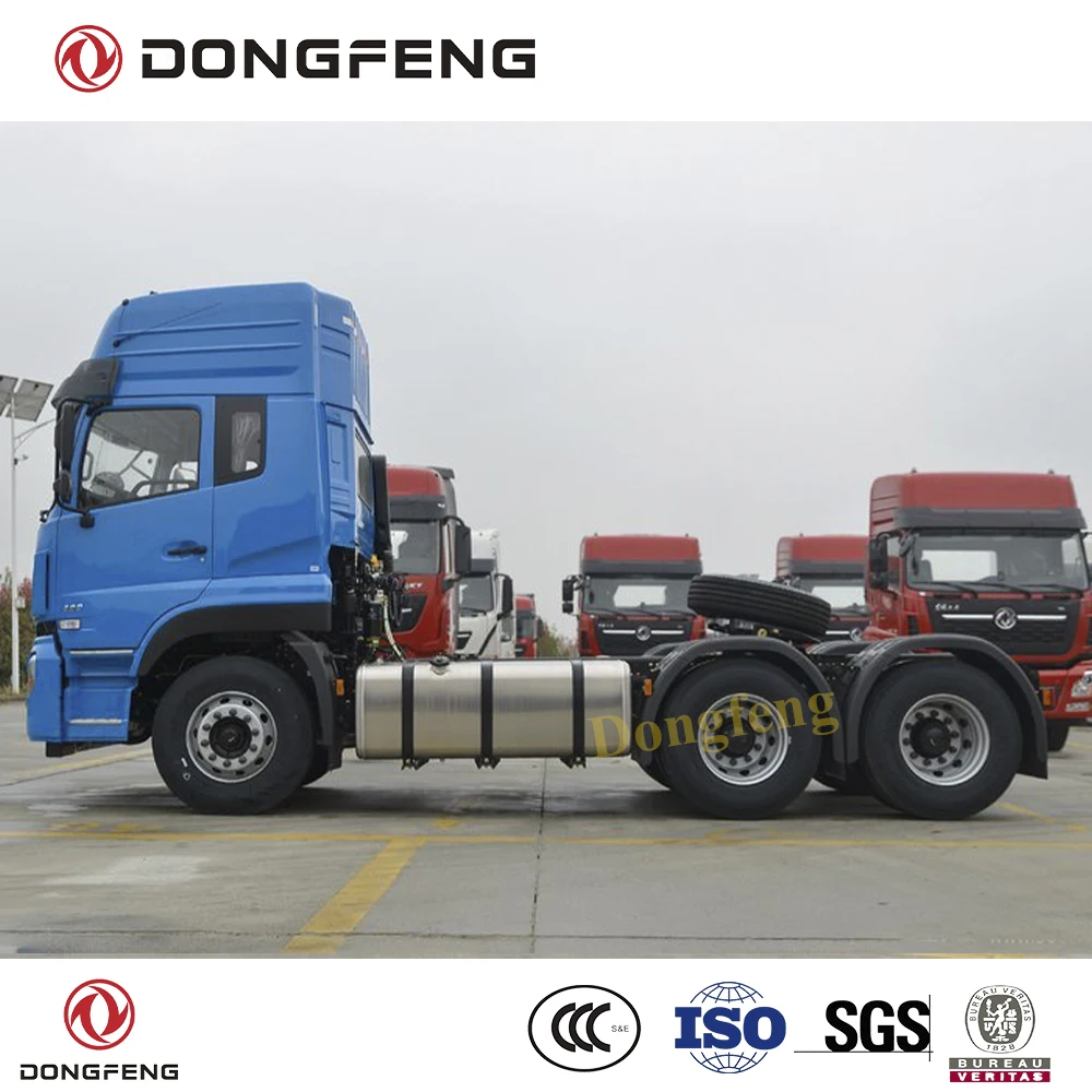 Dongfeng tractor truck with Cummins 400 HP engine Fast 12F&2R gearbox G.C.W 50 ton design semi truck tractor