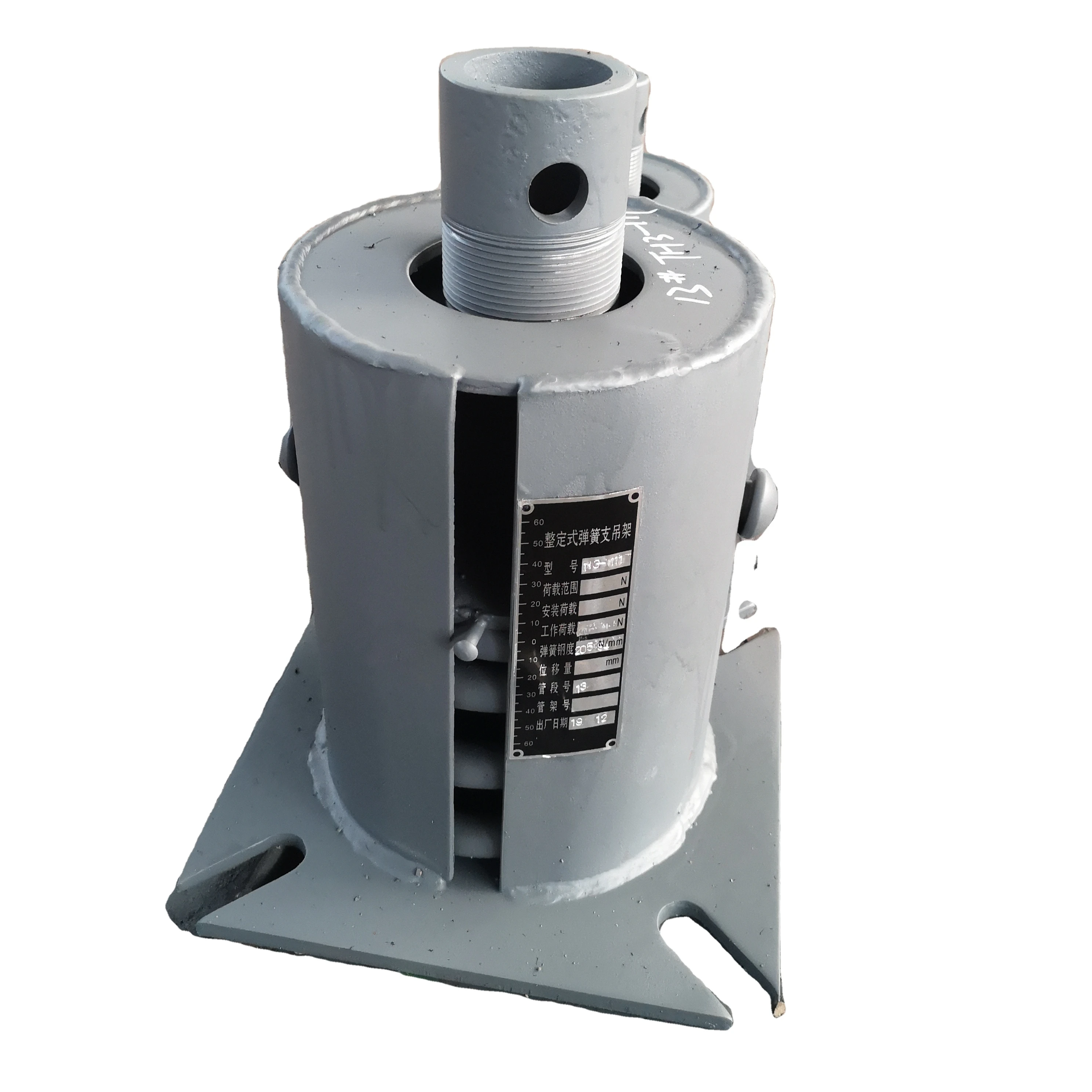 Steel Spring Pipe-Hanger Support Zinc Finish Customizable OEM Pipe Clamp