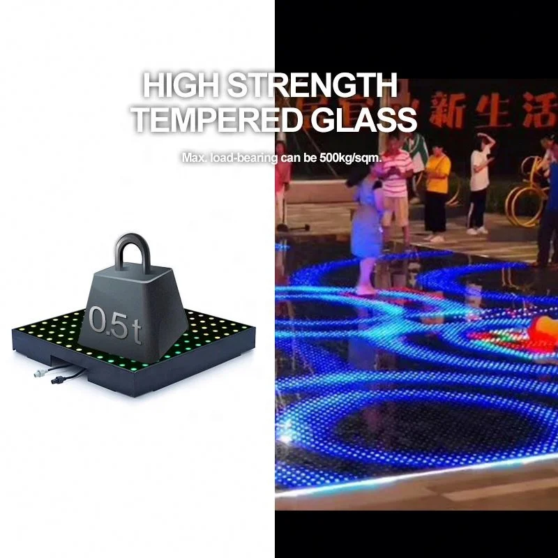 Most Popular Antislip Landscape Decor Interaction Pressure Sensitive Floor Tiles