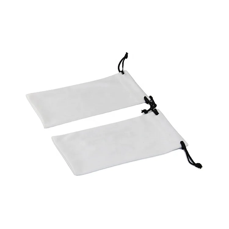 Shinetai 100% Polyester Microfiber Sunglasses Soft Pouch Glasses Drawstring Bag