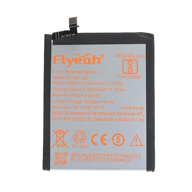 
New Model Powerful Liion Lithium Replacement Battery Phone Accessories for BL261 Compatible K5 NOTE 
