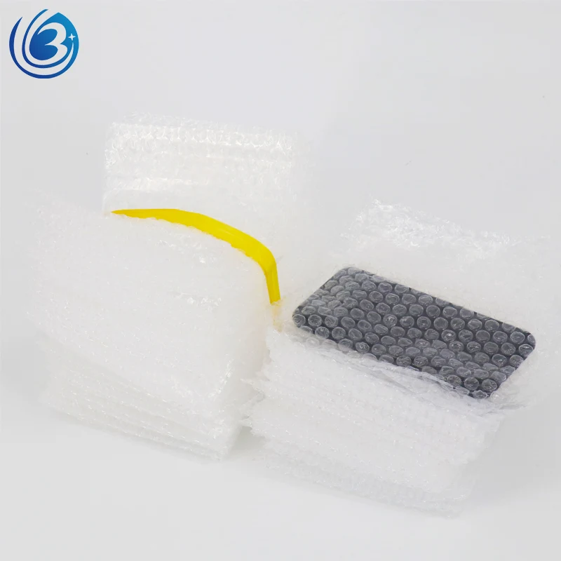 
Very cheap high quality custom size transparent bubble cushion wrap pouch with fragile mail shipping 