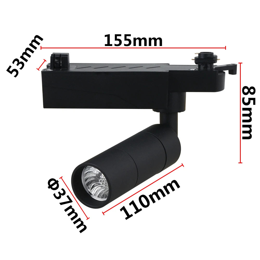 20W CE RoHS certified 100-240vAC led track spot light