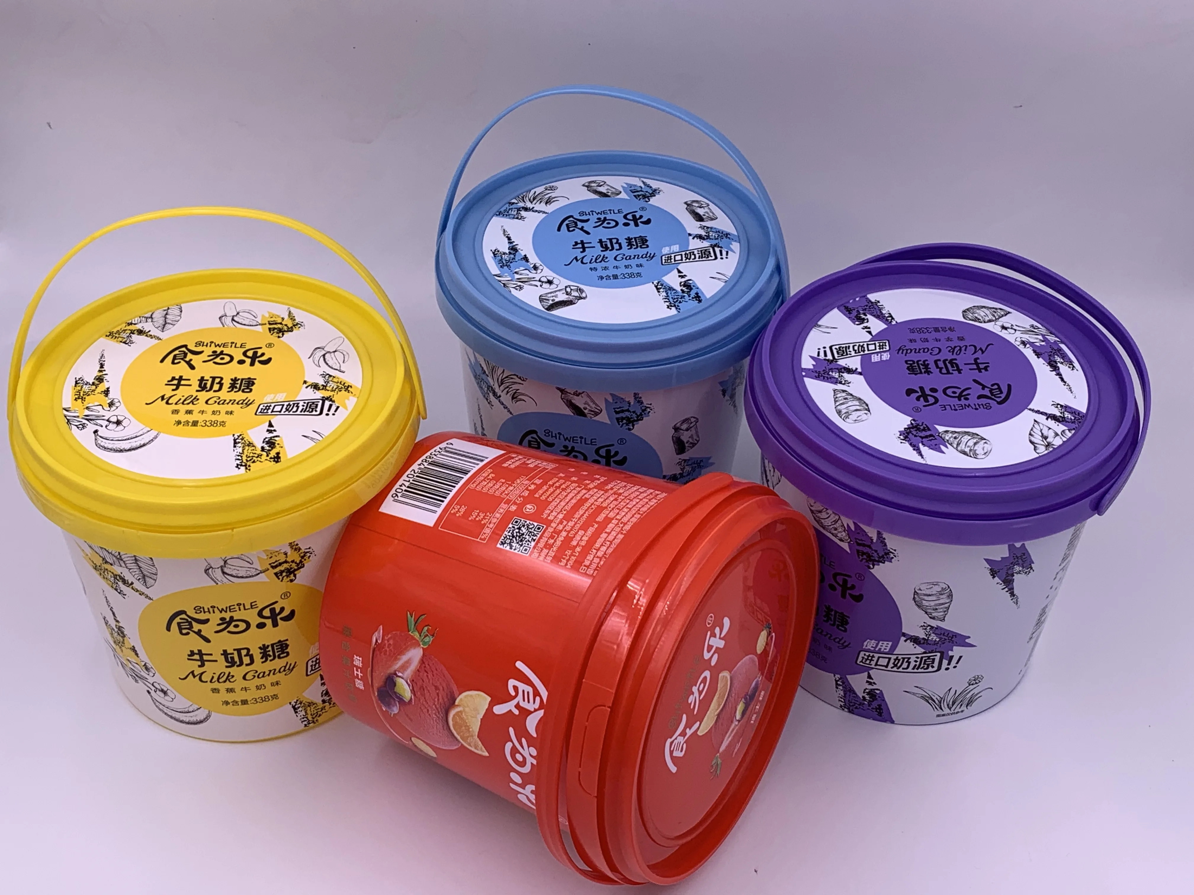 food fruit snack cereal storage box square plastic food storage container