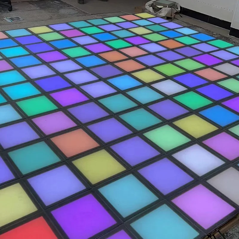 RGB Infinity Panels Interactive 3D Interactive LED Floor Game RGB Starlight Dance Floor