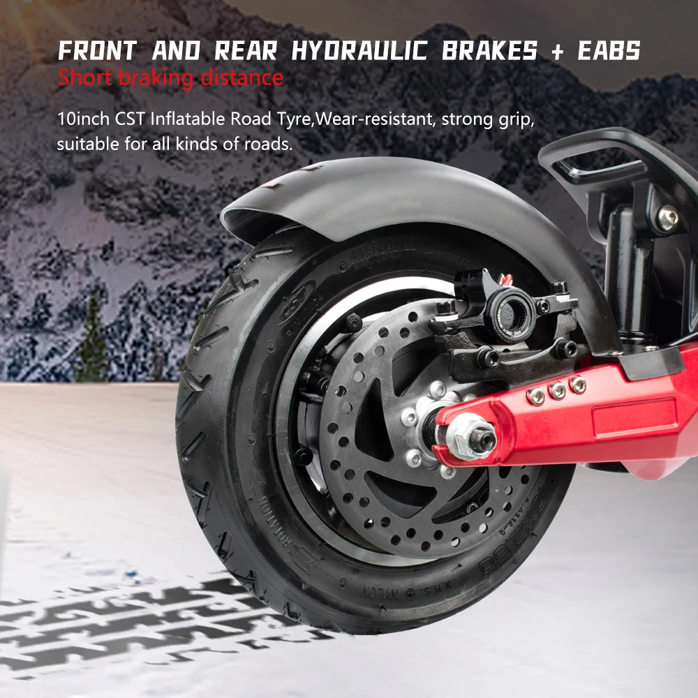 Halo Knight T106 Lightweight Electric Scooter 2000W 52W Moped Electric Scooter Adult E-scooters With 25km/h Speed Limiter