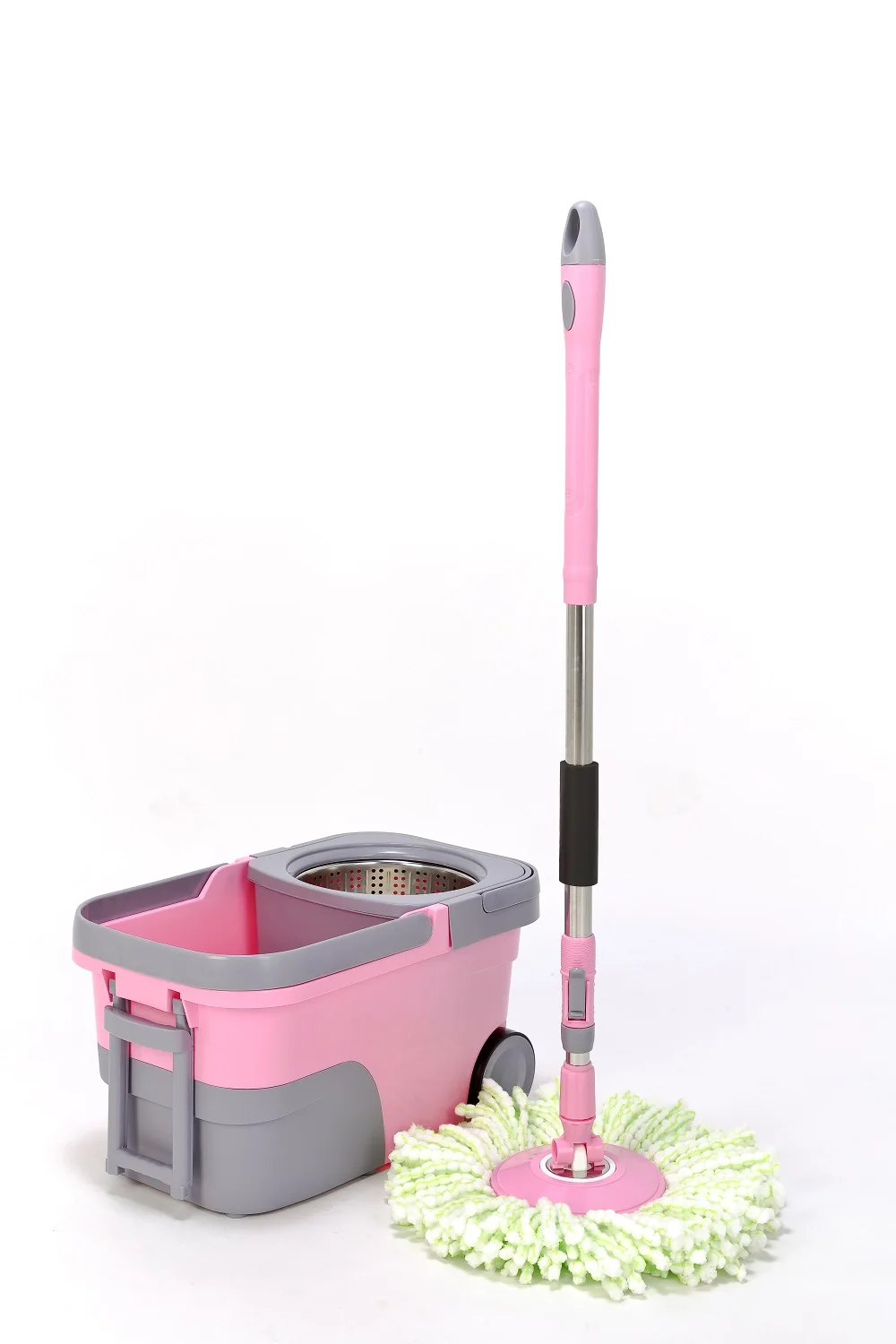 Manufacturer Supply Spinning Magic Mop 360 Degree Rotating Easy Pedal Magic Mop Bucket System with wheel