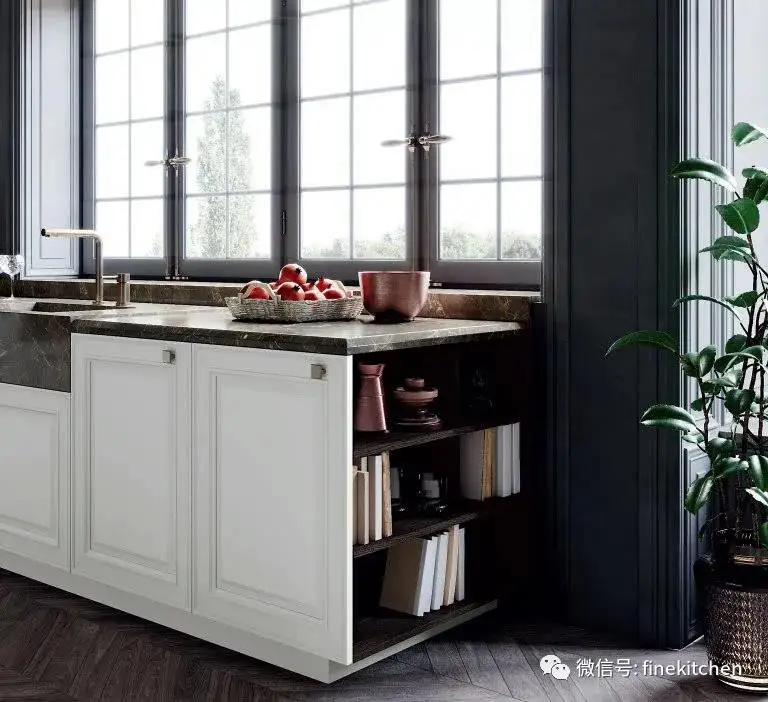 Prodeco Modern Kitchen Furniture Sets Smart Cabinet Design with MDF Carcase and Lacquer Door Panel In-Kitchen Joinery Idea