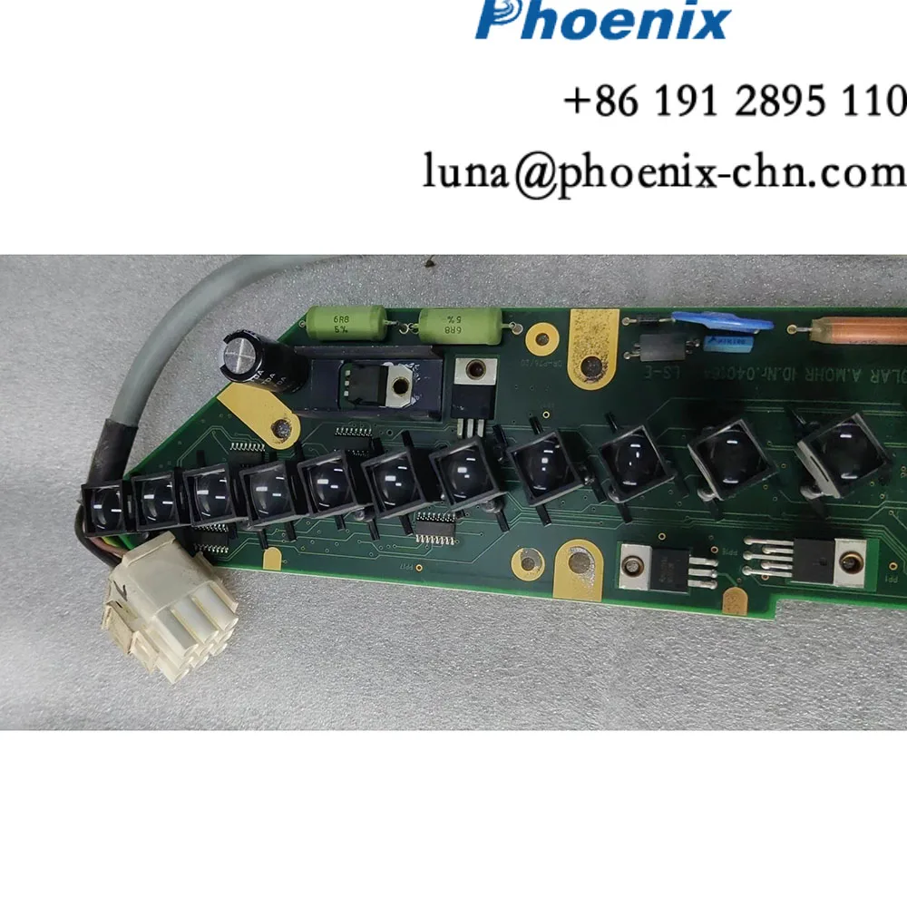 Original Offset Presses Spare Part Light Lamp Label Circuit Board 040164 Ls-E Electric Card for Polar Cutting Machine