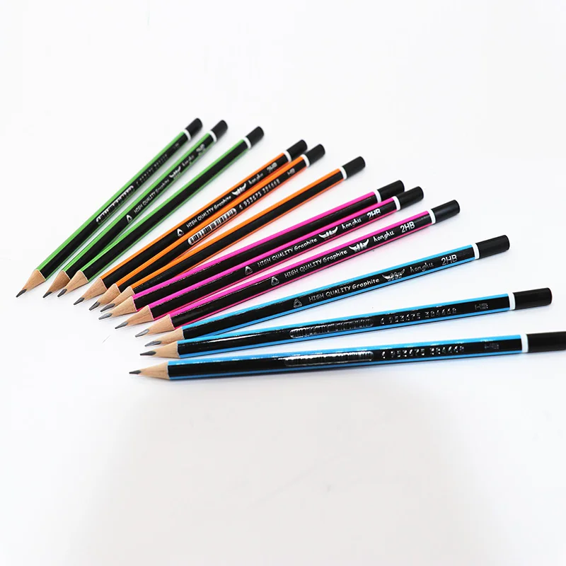 HB Pencil Black Color Strip With Black Dipping