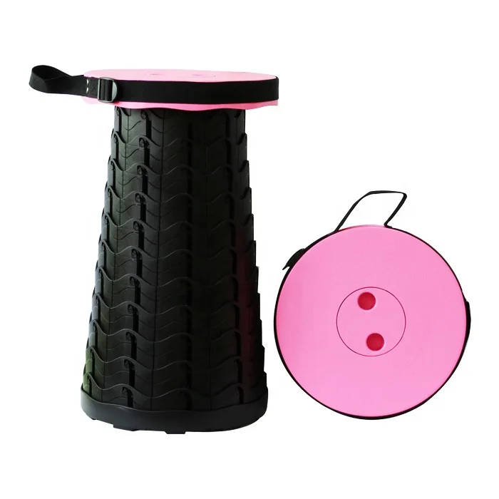 Strong, beautiful, safe and reliable portable folding multi-functional telescopic stool