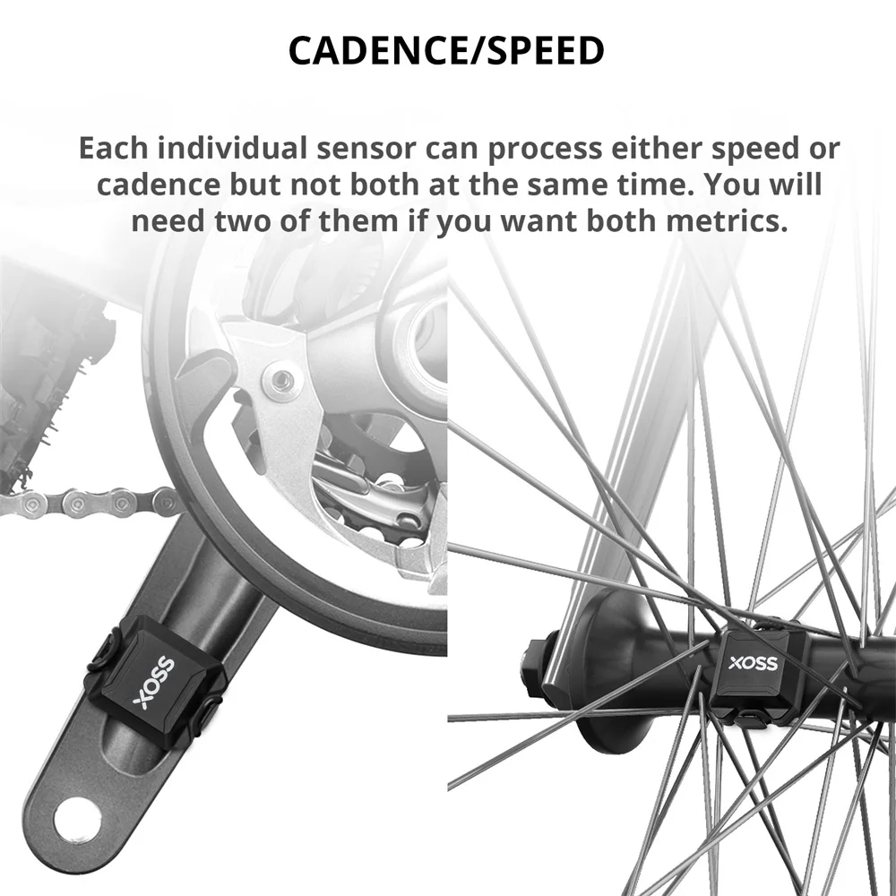 
XOSS Cycling Cadence sensor ANT+ Wireless speedometer Waterproof For GARMIN BRYTON XOSS Magene Bike Computer 