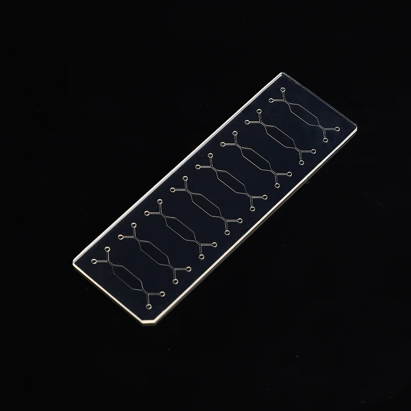 Custom Microfluidic Pdms Droplet Chip Blood Tests Plastic Bio Microfluidic Chips