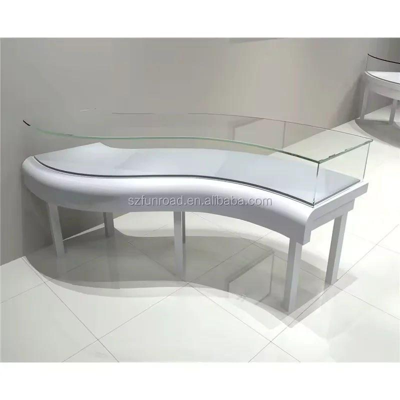 high grade jewelry showroom furniture with glass display counter and jewelry showcase