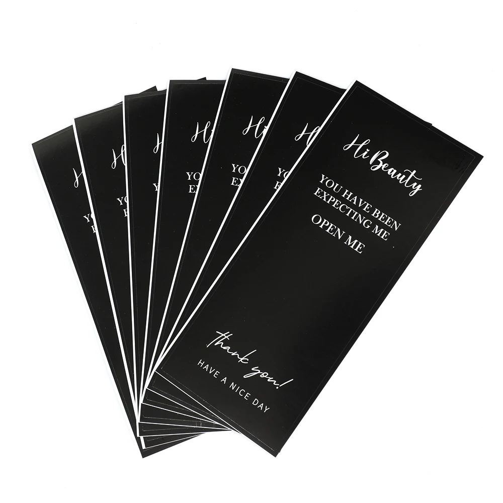 Custom Printed Waterproof Rectangle Shape Package Seal Sticker Strong Package Seals Paper Seal Sticker for Box