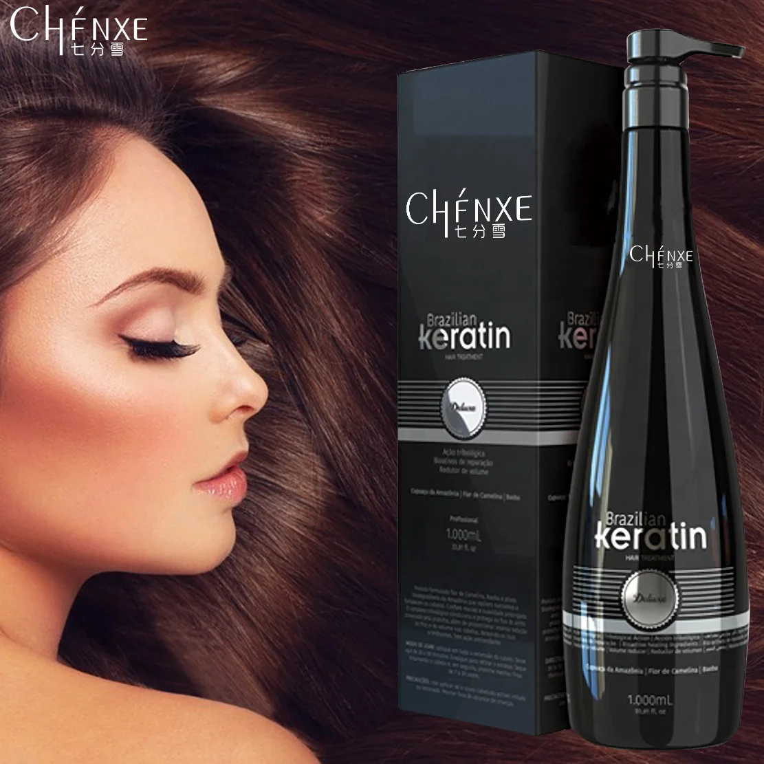 Ximan OEM Factory Price New Hair Straightening Treatment Brazilian Keratin organic hair treatment 1000 ml