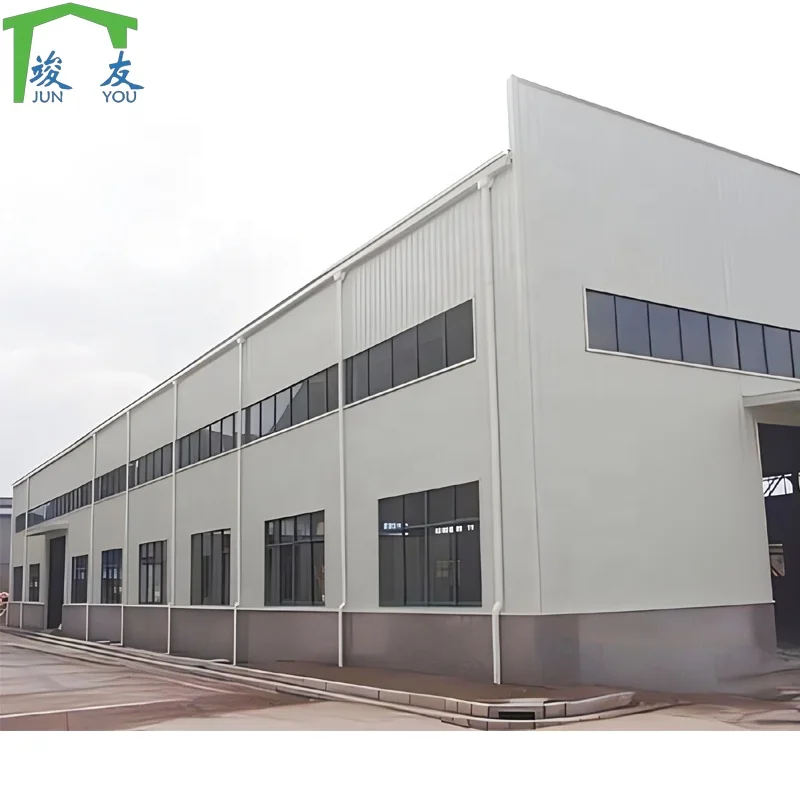 Wholesale Prefab Metal Frame Workshop Building Kits Commercial Prefabricated Steel Workshop