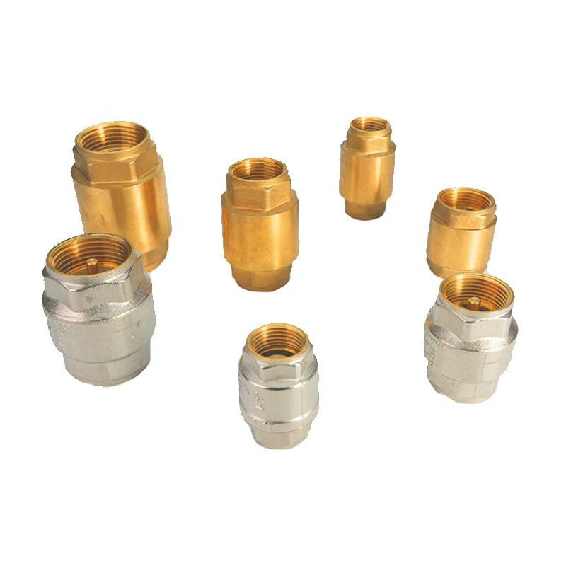 German Brass York Valve Check Valve Manual Power Vertical Spring for High Temperature Water Oil Gas System General Application