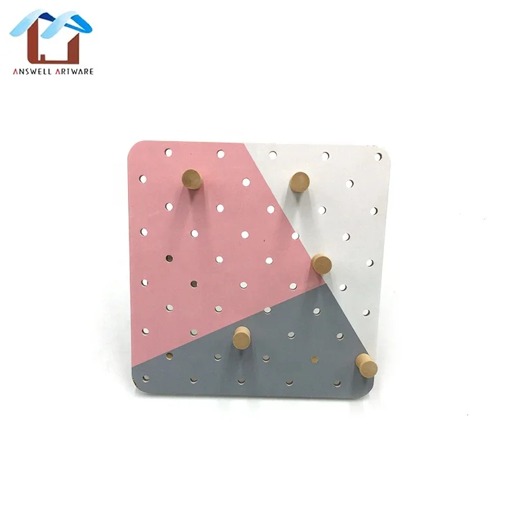 Customized White Cloud Shaped Wall Organizer Wall Hanging Jewelry Organizing Storage Plaque Pegboard