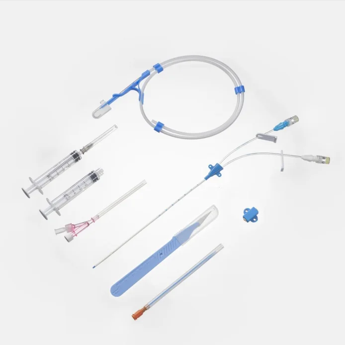 TUOREN medical consumables disposable triple lumen hemodialysis Central Venous Catheter Puncture cvc kit with CE