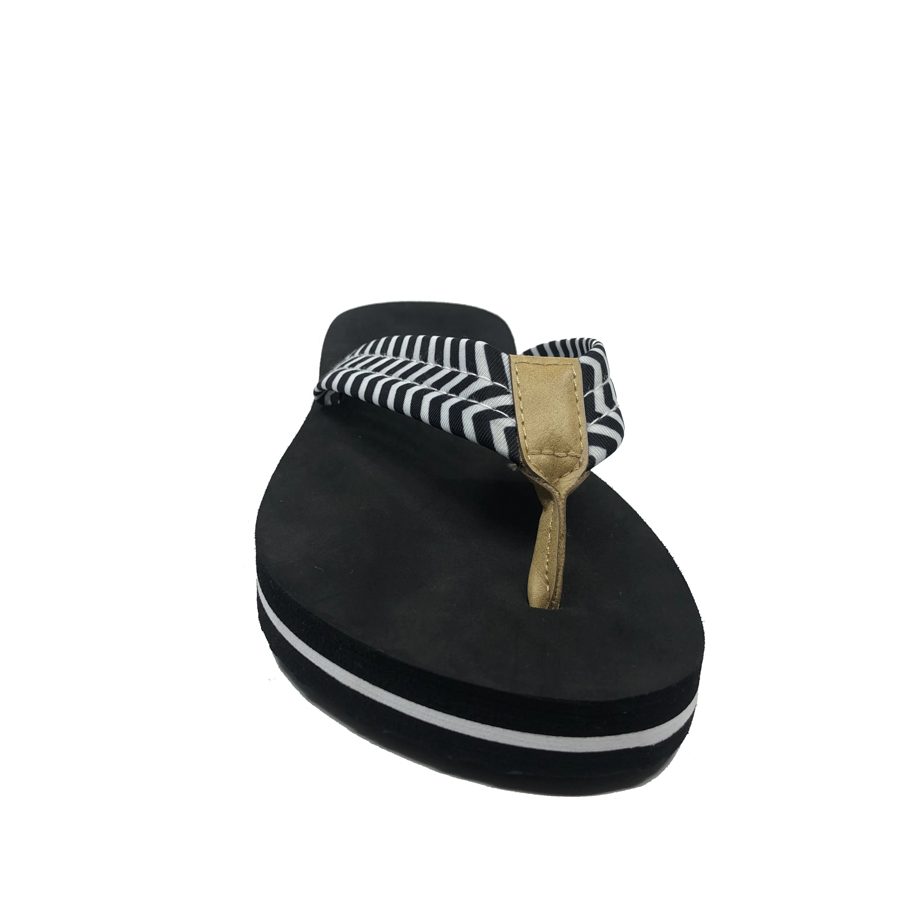 New product slippers for women OEM order wholesale price fashion design beach flip flops women