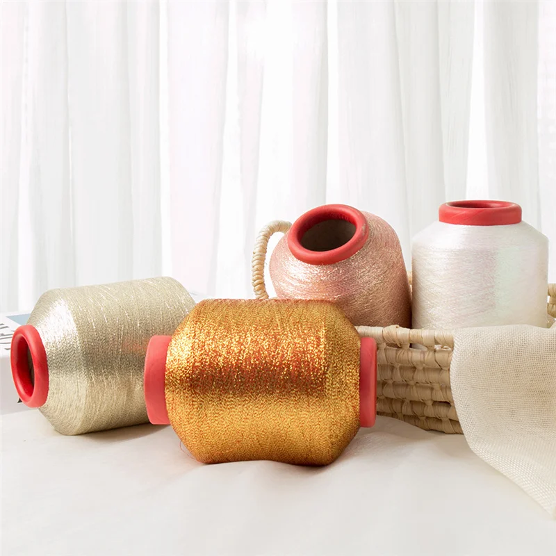 Factory direct sale Sparkle Brand Super High Quality metallic t shirt yarns lurex yarn MH-type embroidery  metallic  yarn