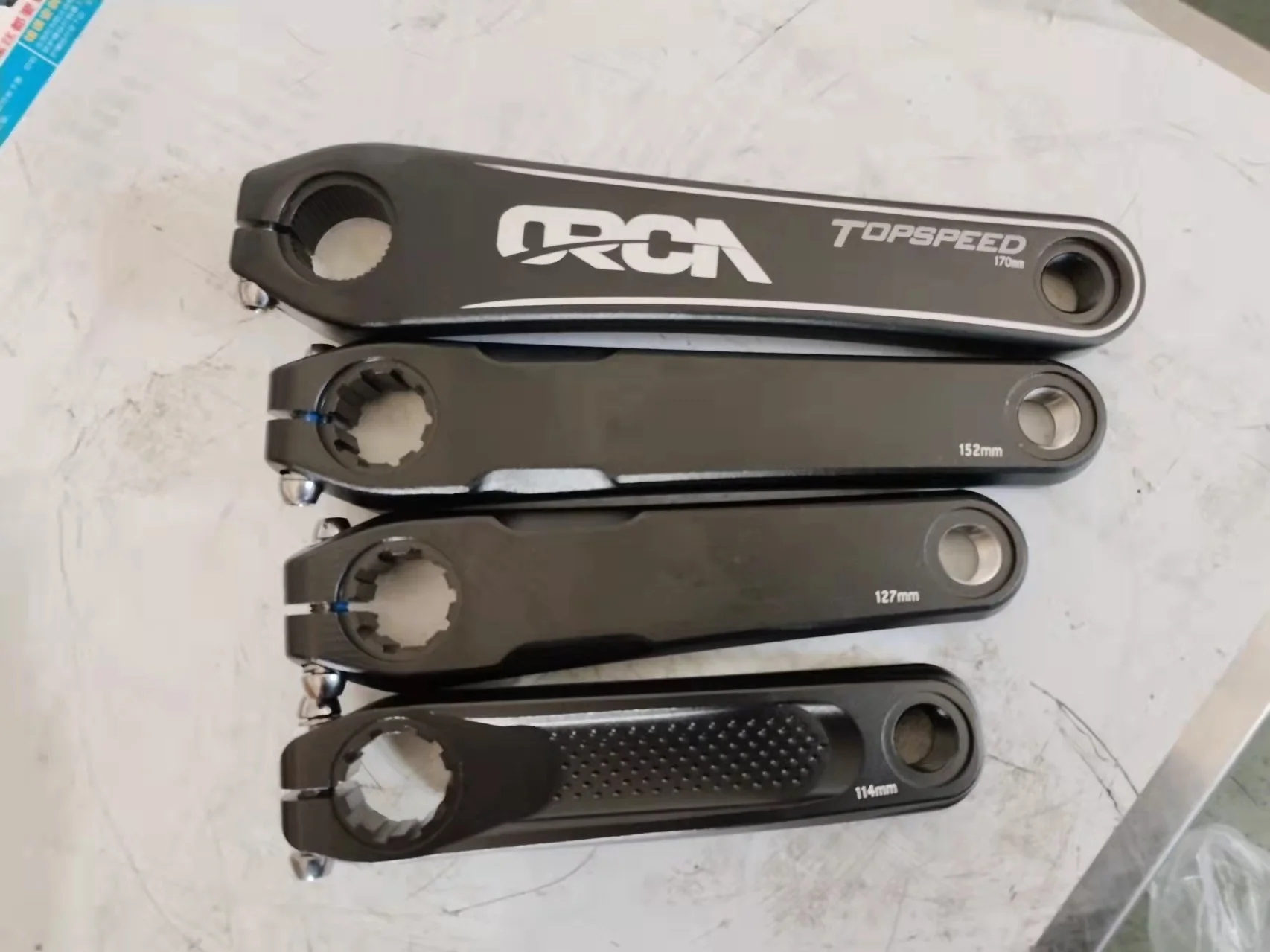 Lightweight hollowtech CNC direct mount kids bike crankset  114/127/140/152mm  Bicycle PartsBicycle  Chainrings kids mtb crank