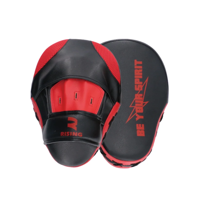 RISING punching target curved custom logo mma training boxing Thailand focus boxing pads mitts Boxing gloves