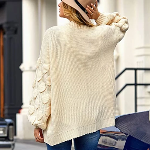 
2021 Custom winter&fall clothing Suit Style Cardigan Sweater long sleeve Coat with Pockets Plus size white cardigan sweater 