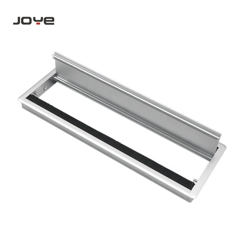 Aluminum Office Computer Cable Management Box Desktop Table Wire Management Hole Grommet