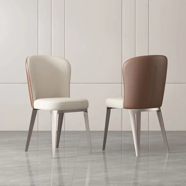 Foshan Modern Kitchen Chair Upholstered Dining Chair High Quantity Metal Coffee Hotel Restaurant Chairs