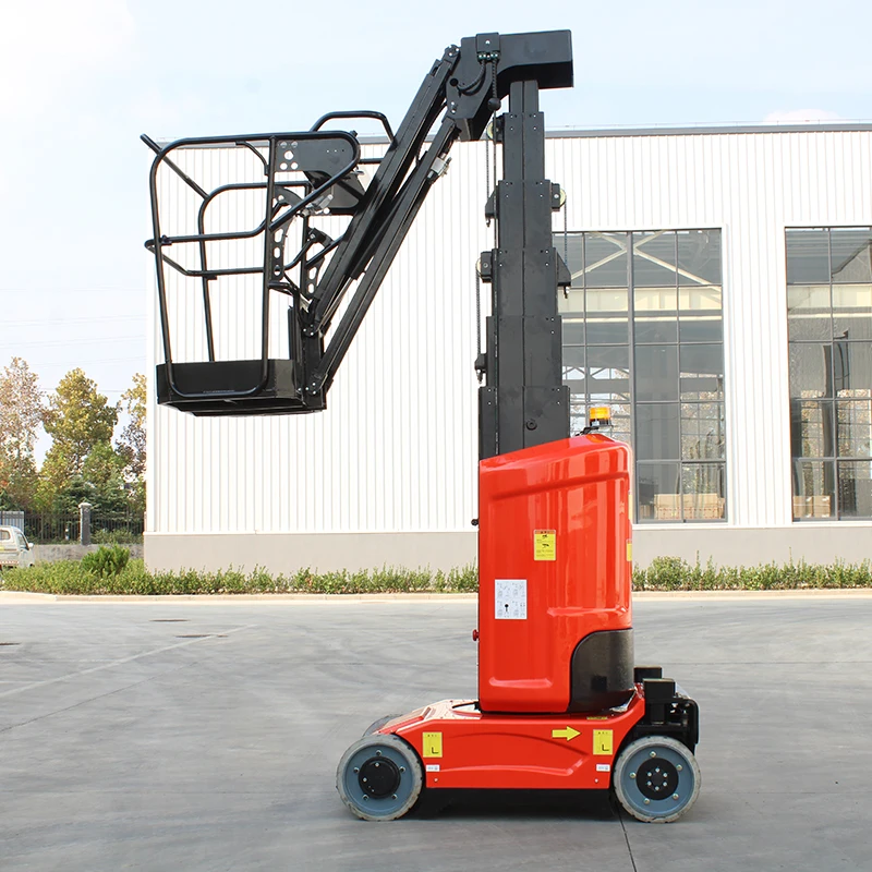 Self-propelled elevator Single Person Hydraulic Lifts Aluminum Vertical Mast Lift