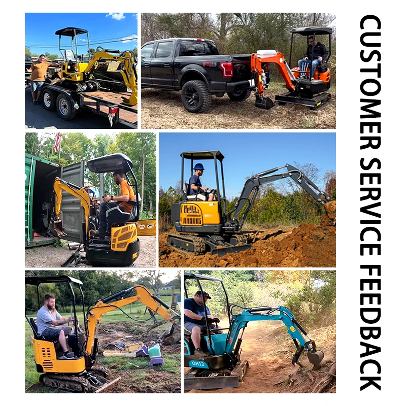 Kubota 3.5 Ton Mini Excavator EPA Compliant Wheel Loader 1 Year Warranty 1-2 Ton Operating Weight Yanmar Bucket Construction