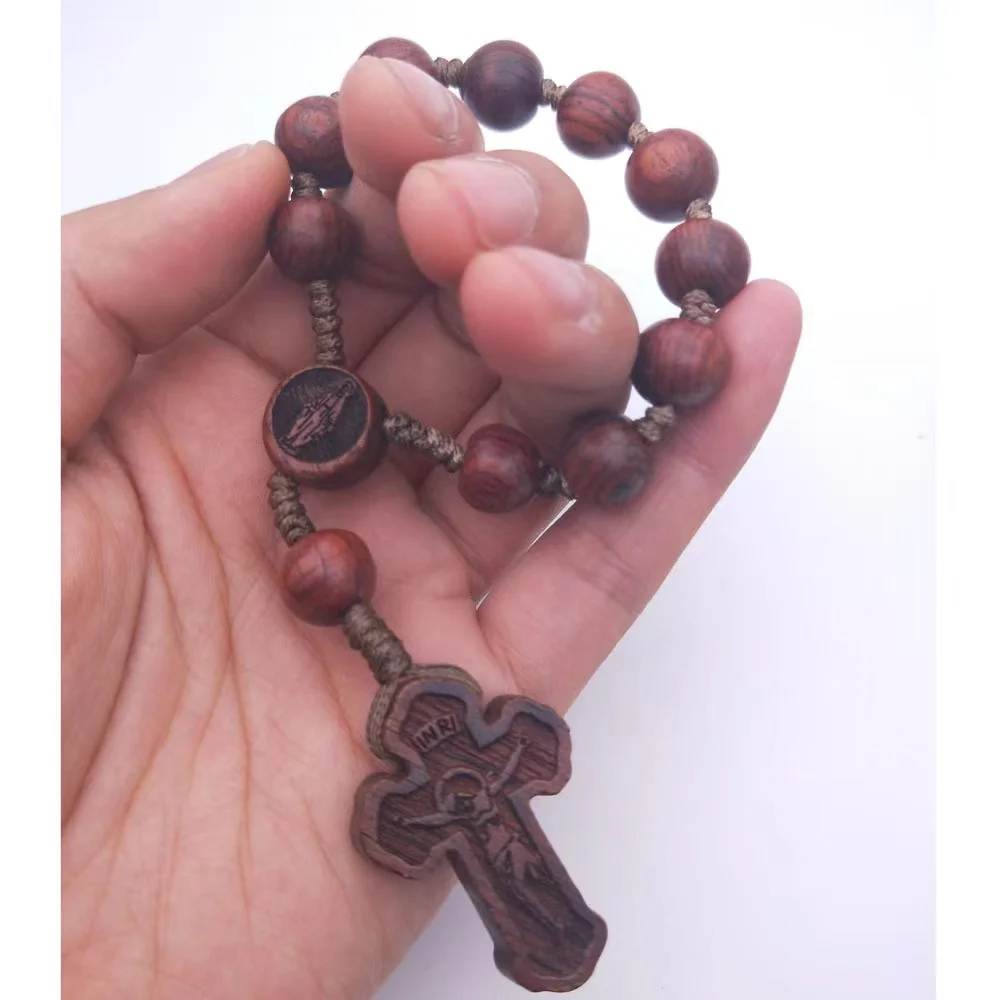 Handmade braid rosewood bracelet