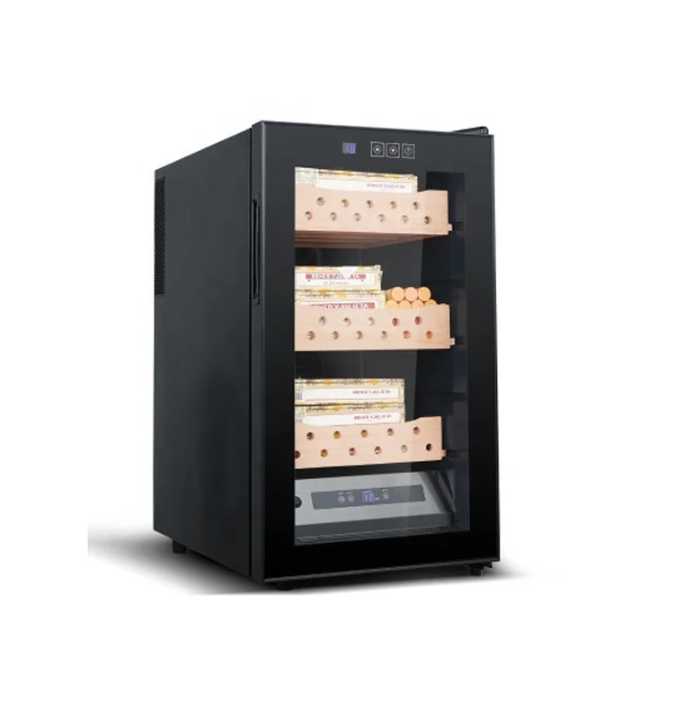 48L Automatic Humidity Control 48L cigar humidor cabinet lock refrigerator cigar electric cooler