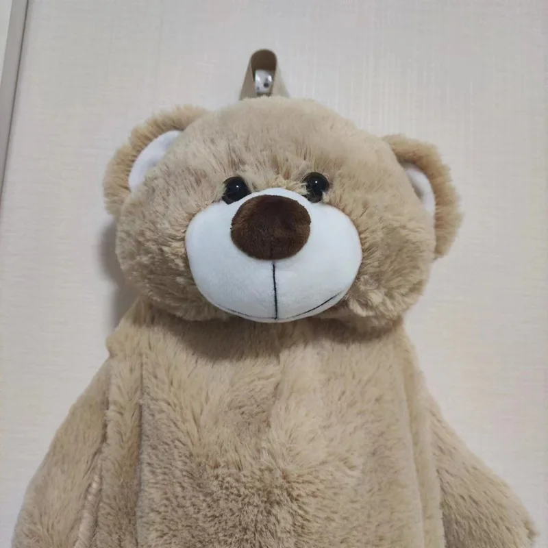 High Quality Lovely Bear Backpack Cute Stuffed Plush Animal Custom Backpack  Plush Bag