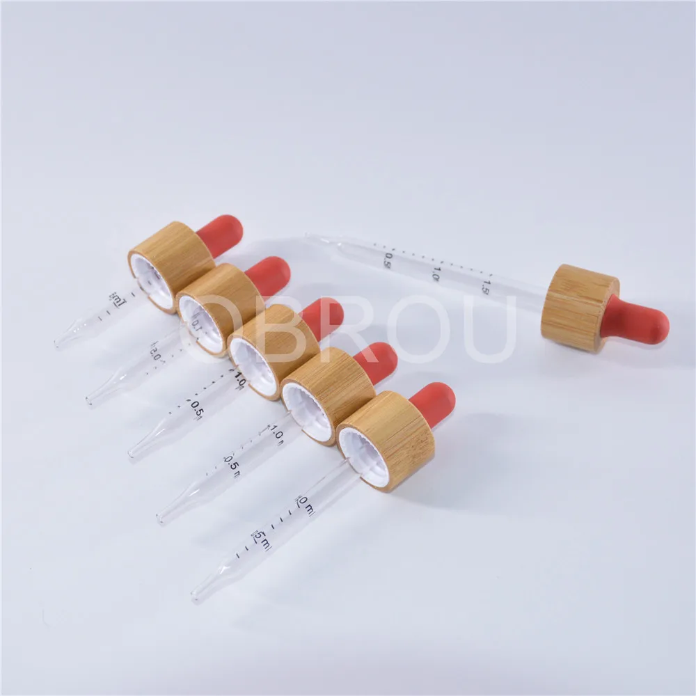 Wholesale wooden dropper cap type amber glass dropper bottles 5ml 10 ml 15ml 20ml 30ml 50ml 100 ml perfume oil bottle