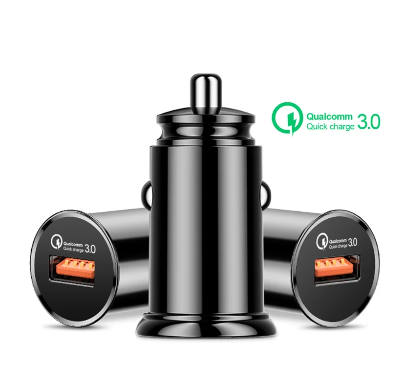 Five-fold protection car charger quick charge 3.0 usb wall charger portable mobile phone charger