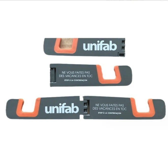 Cheap Foldable Custom plastic Phone Holder hands-free Mobile phone support Cellphone stand Bracket logo print gov