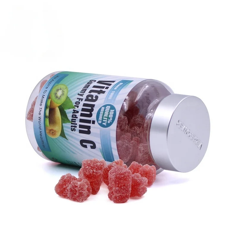Bulk OEM Adults Yummy Halal Vitamin C Gummy Candy Bears