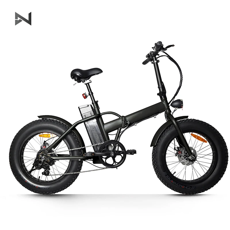 Hot Sale OEM 20 Inch Cheap Electric Bikes Full Suspension Electric Fat Tire Bike Electric Folding Bike CE Snow Ebike