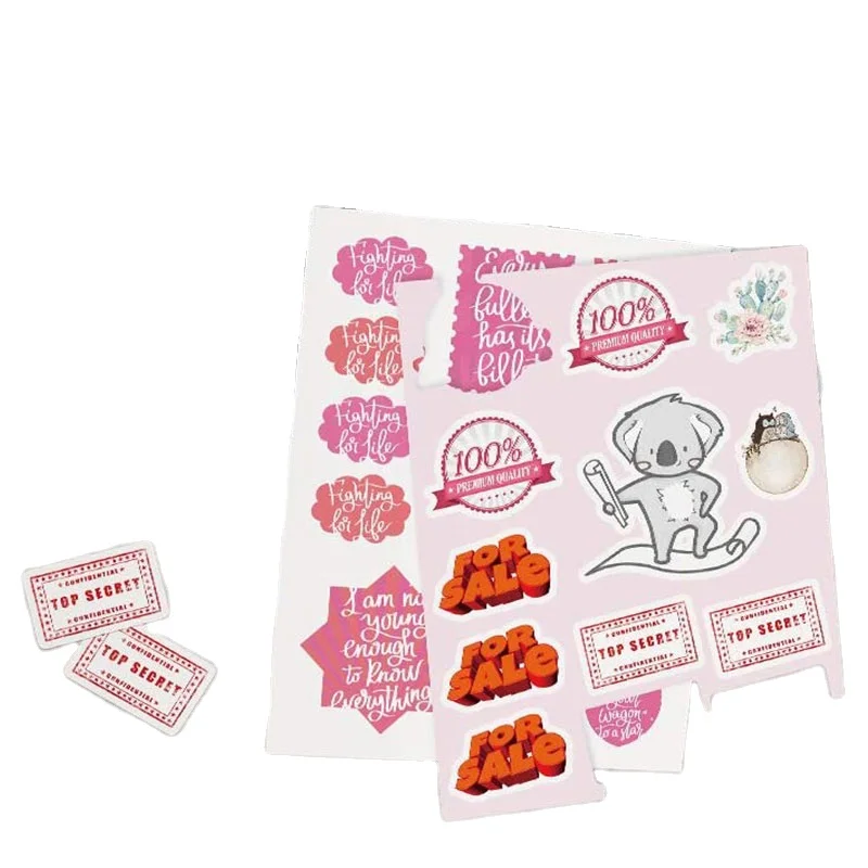 Customization Logo Waterproof Personalized Vinyl Self-adhesive Stickers For Furniture